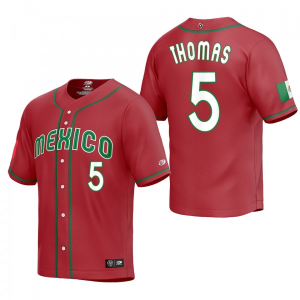 Alek Thomas Mexico Baseball Red 2023 World Basebal...