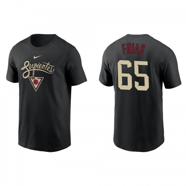 Men's Arizona Diamondbacks Luis Frias Black City C...