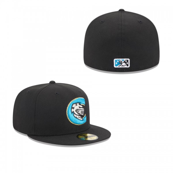 Men's Charlotte Knights Black Authentic Collection...