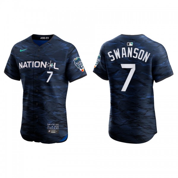 Dansby Swanson National League Royal 2023 MLB All-...