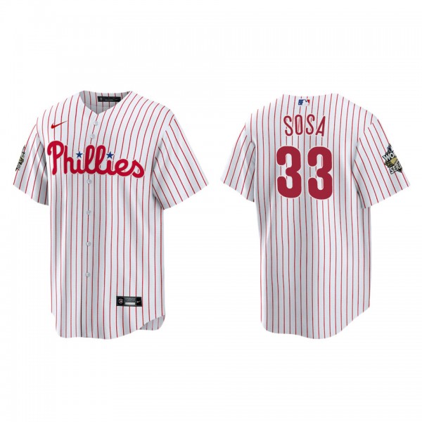 Edmundo Sosa Philadelphia Phillies White 2022 Worl...