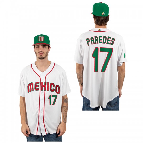 Isaac Paredes Mexico Baseball White 2023 World Bas...