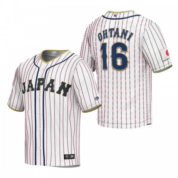 Men's Japan Baseball Shohei Ohtani White 2023 Worl...