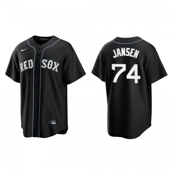 Kenley Jansen Boston Red Sox Nike Black White Repl...