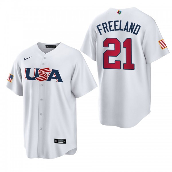 Kyle Freeland Men's USA Baseball Nike White 2023 W...