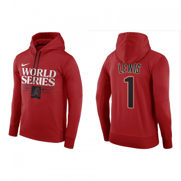 Men's Kyle Lewis Arizona Diamondbacks Red 2023 Wor...