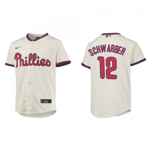 Kyle Schwarber Youth Philadelphia Phillies Cream R...