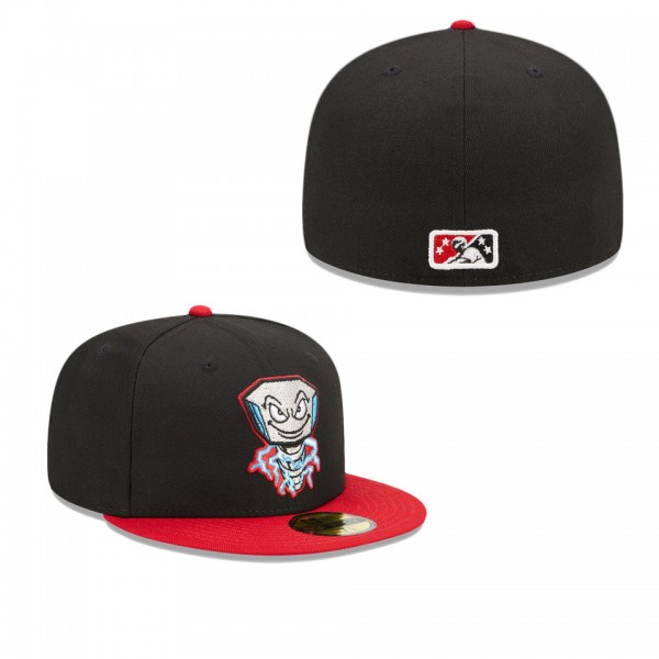 Men's Lansing Lugnuts Black Red Marvel x Minor Lea...