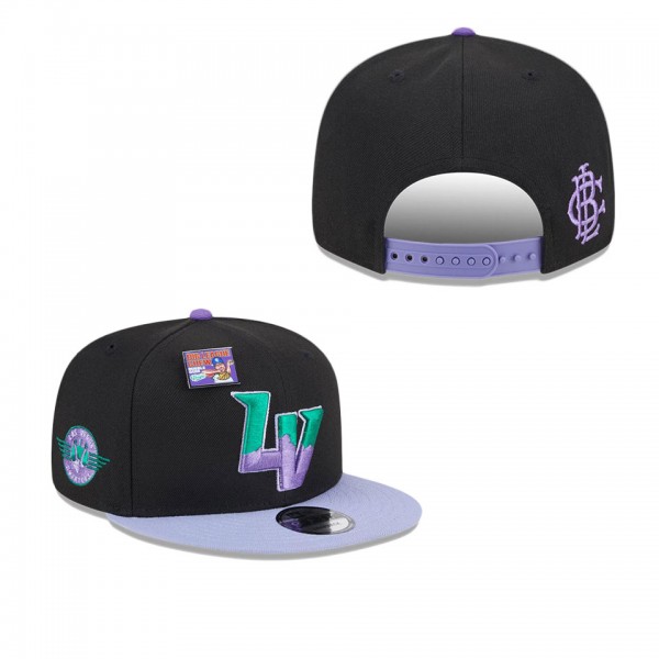 Men's Las Vegas Aviators Black Purple Grape Big Le...