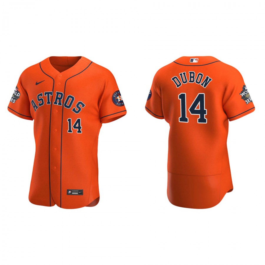 Mauricio Dubon Astros Orange 2022 World Series WS Alternate Authentic