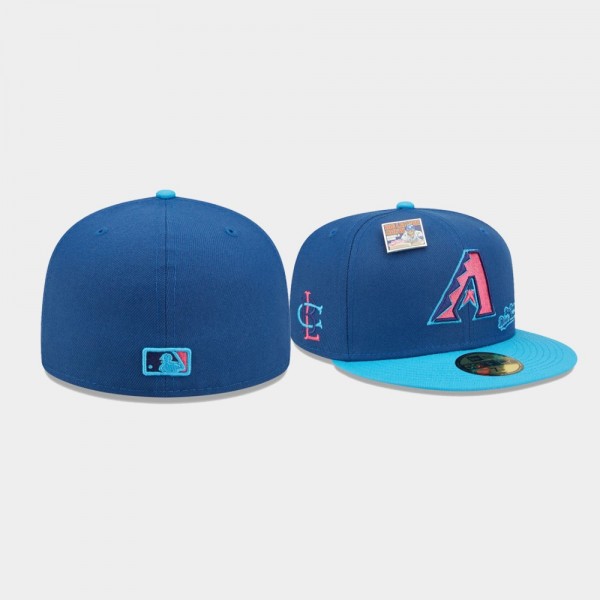 Diamondbacks Big League Chew Raspberry Flavor Pack Blue 59FIFTY Fitted Hat