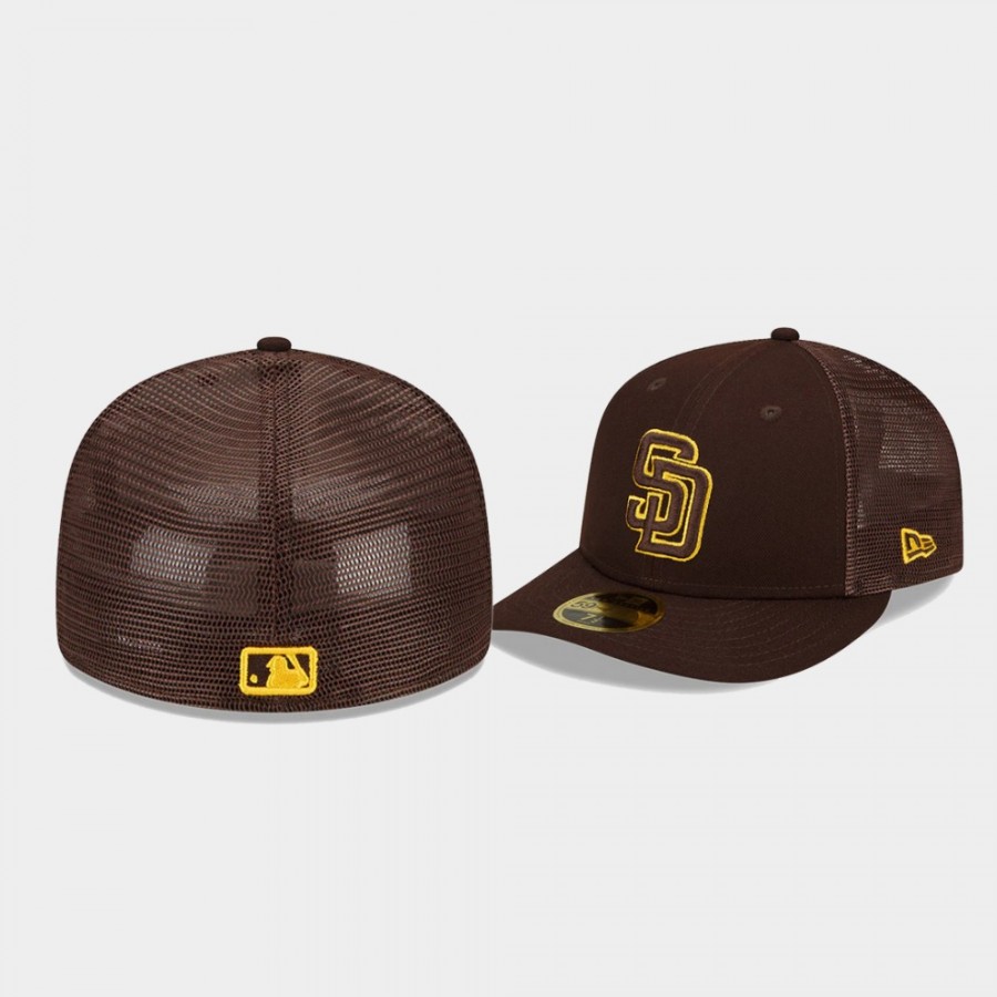 San Diego Padres 2022 Spring Training Low Profile 59FIFTY Fitted Brown