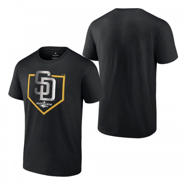 Men's San Diego Padres Black 2022 Postseason Aroun...