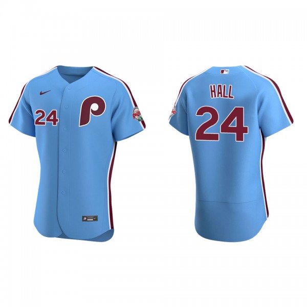 Men's Darick Hall Philadelphia Phillies Light Blue...