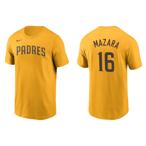 Padres Nomar Mazara Gold T-Shirt