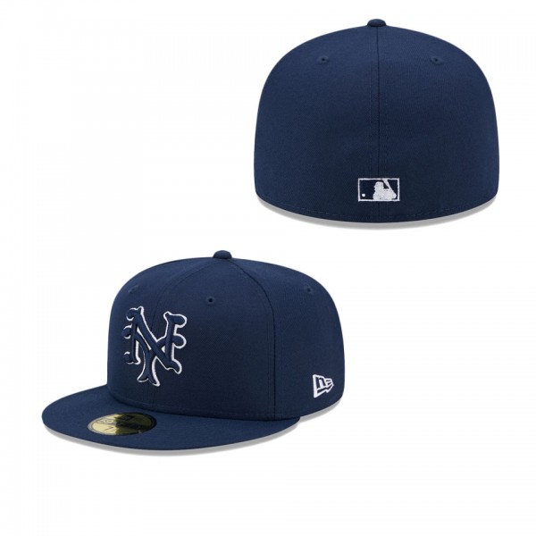 Men's NY Giants Navy Cooperstown Collection Oceans...