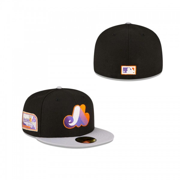 Montreal Expos Just Caps Ghost Night 59FIFTY Fitte...