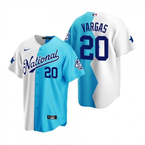 MLB Miguel Vargas Split White Teal 2022 All-Star F...