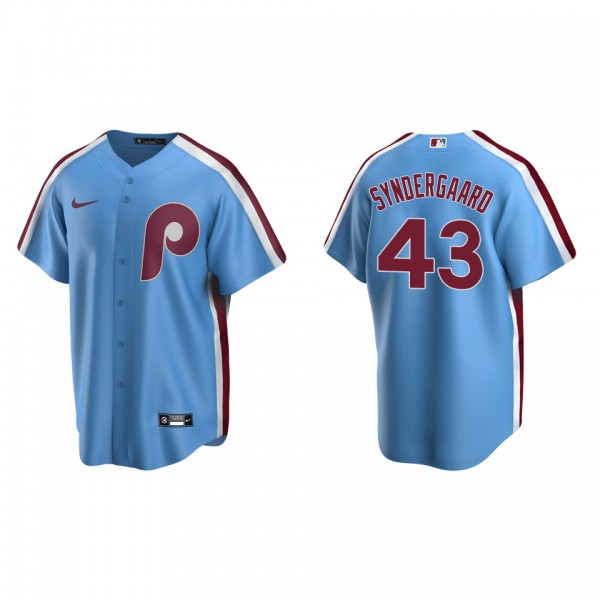 Phillies Noah Syndergaard Light Blue Cooperstown C...