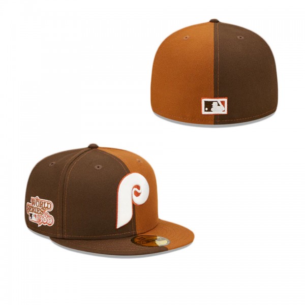 Philadelphia Phillies Fall Split 59FIFTY Fitted Ha...