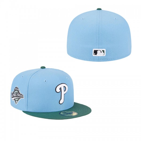 Men's Philadelphia Phillies Sky Blue Cilantro 1993...