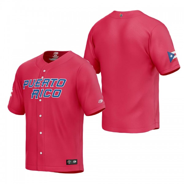 Men's Puerto Rico Baseball Red 2023 World Baseball...