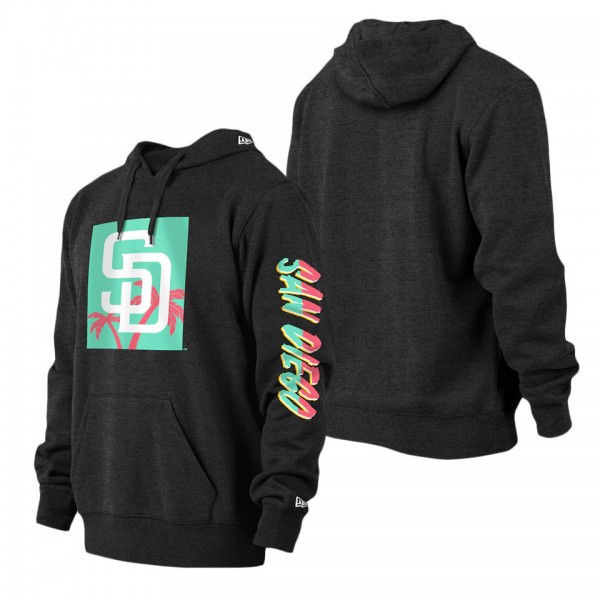 Padres Black City Connect Pullover Hoodie