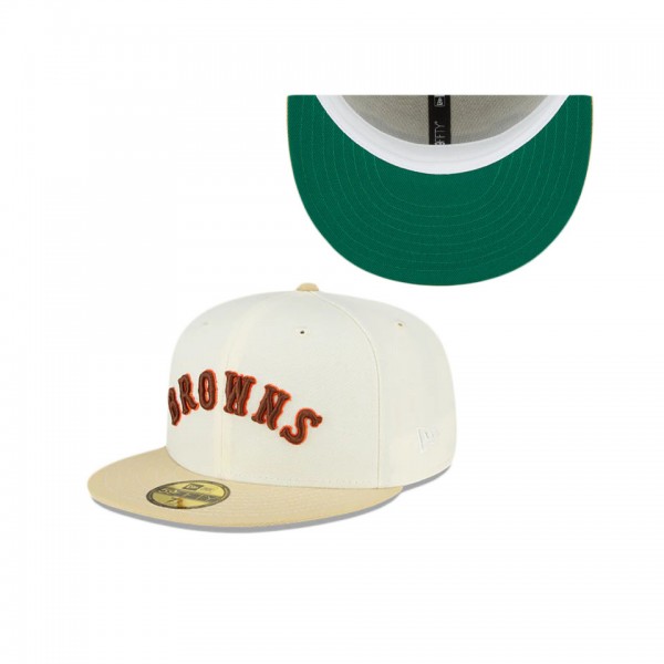 St Louis Browns Just Caps Chrome 59FIFTY Fitted Ha...