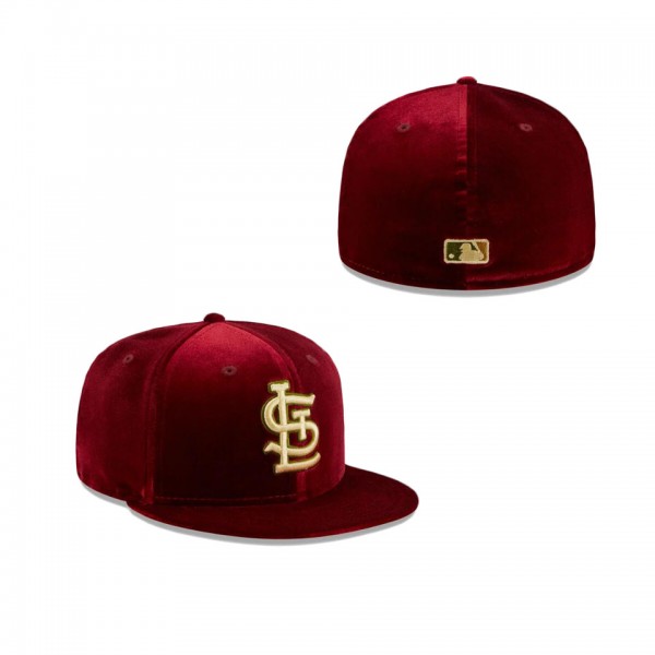 St Louis Cardinals Vintage Velvet 59FIFTY Fitted H...