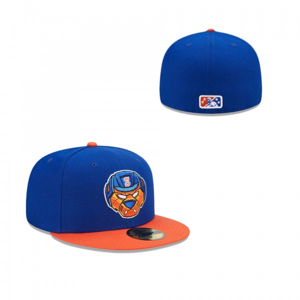 Men's Syracuse Mets Blue Orange Marvel x Minor Lea...