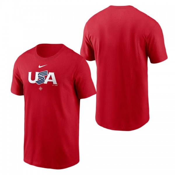 Men's USA Baseball Red 2023 World Baseball Classic...