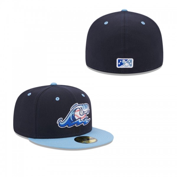 Men's West Michigan Whitecaps Navy Authentic Colle...