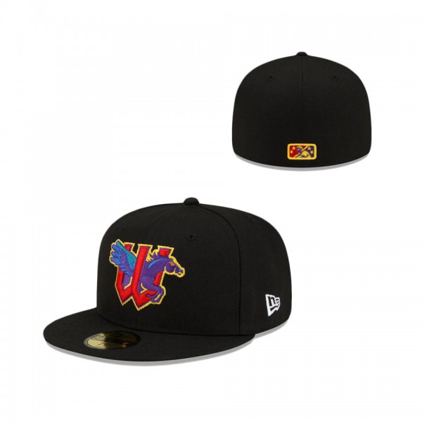 Wichita Wind Surge Pitch Black 59FIFTY Fitted Hat