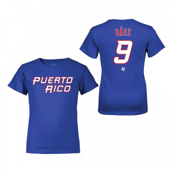 Youth Puerto Rico Baseball Javier Baez LEGENDS Roy...