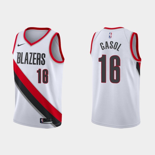 Blazers Pau Gasol #16 2019-20 Association Jersey W...