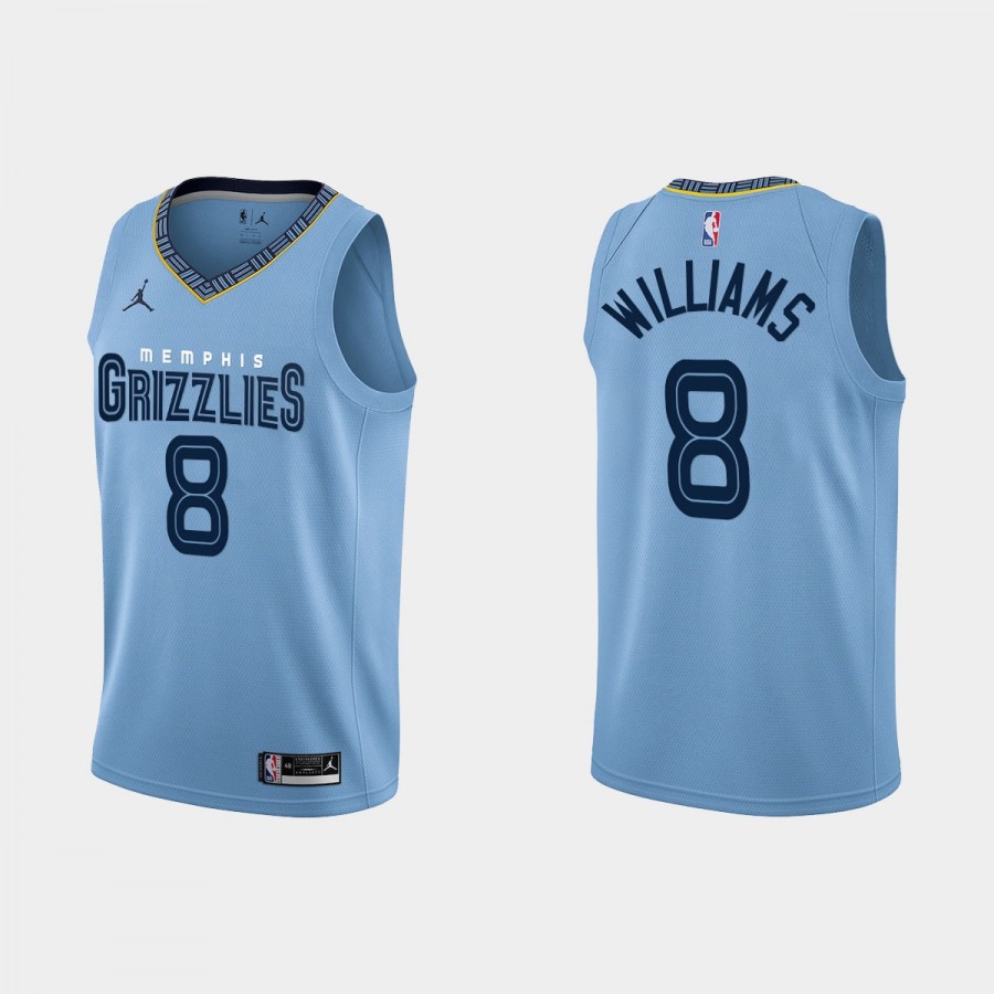 Memphis Grizzlies #8 Ziaire Williams 2022-23 Statement Edition Blue Jersey