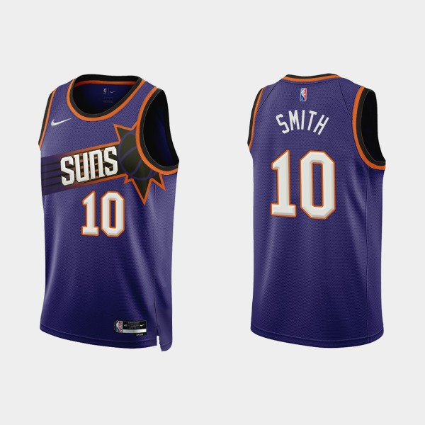 Suns Jalen Smith 2022-23 Icon Edition Jersey Purpl...