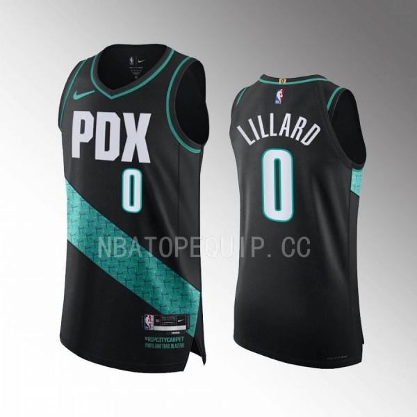 Portland Trail Blazers Damian Lillard 2022-23 City...