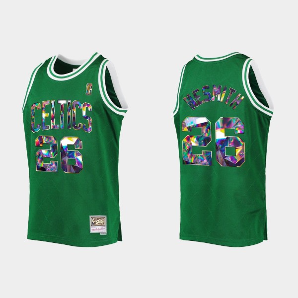 Celtics Aaron Nesmith 75TH Green Retro Jersey Diam...