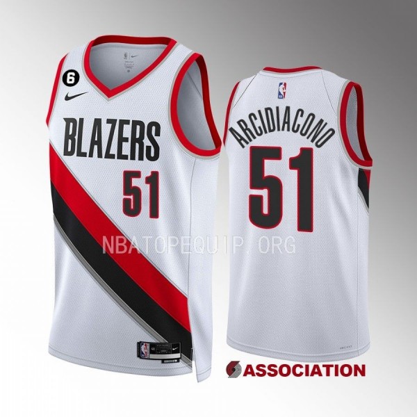 Ryan Arcidiacono 2022-23 Portland Trail Blazers Wh...