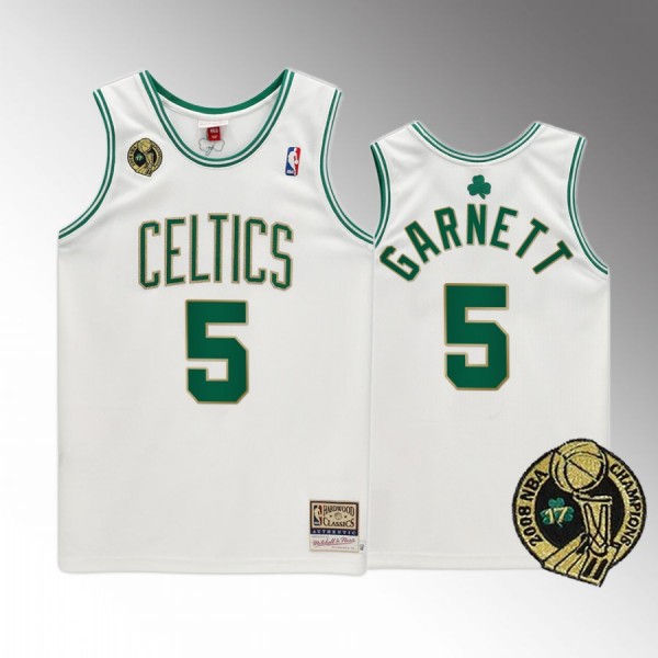 Kevin Garnett #5 Boston Celtics 17X Finals Champs ...