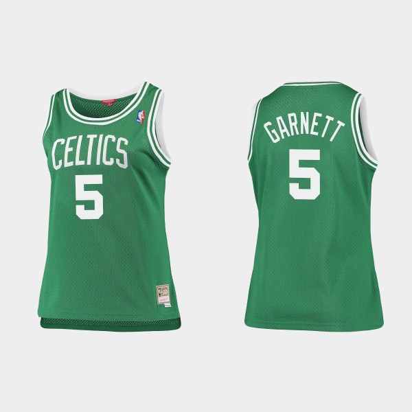 Boston Celtics Kevin Garnett #5 Plus Size Hardwood...