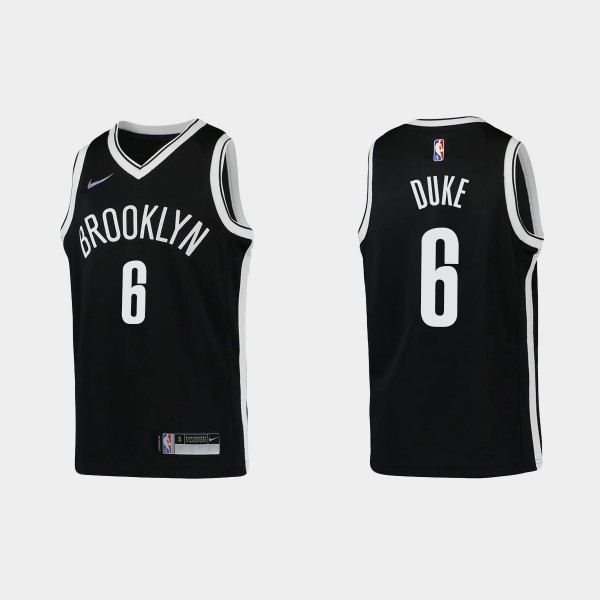 Brooklyn Nets #6 David Duke Jr. 75th Anniversary I...