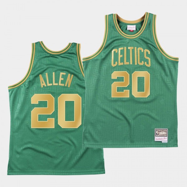 2020 CNY Boston Celtics Ray Allen HWC Jersey Green