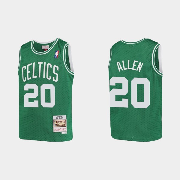 Boston Celtics Ray Allen #20 Hardwood Classics Kel...