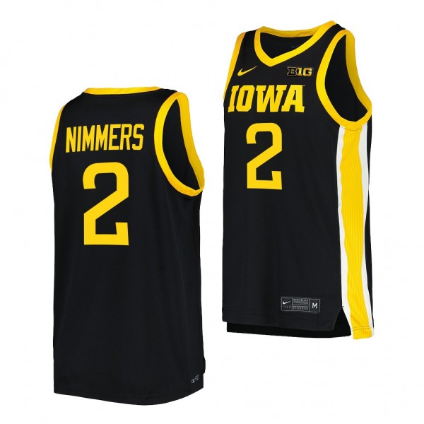 Iowa Hawkeyes Amarion Nimmers Black #2 Replica Jer...