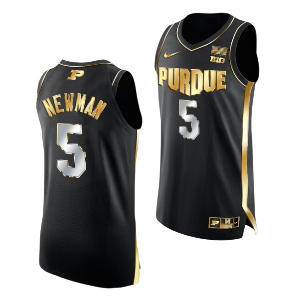 Brandon Newman Purdue Boilermakers Black Jersey 20...