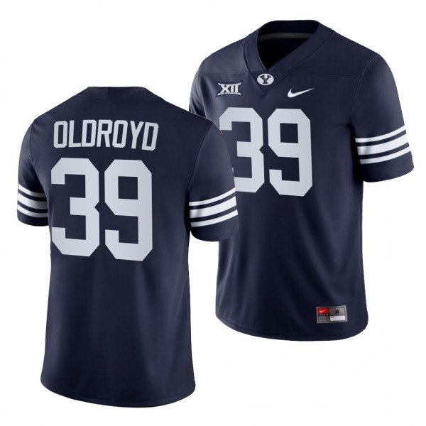 BYU Cougars Jake Oldroyd College Football Men Jers...