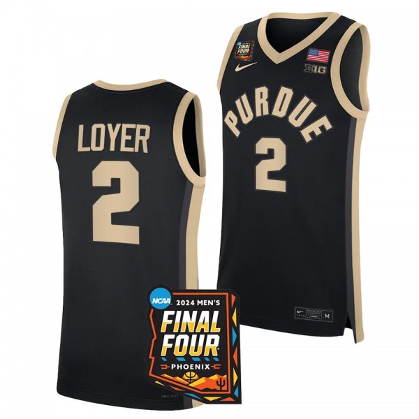 Fletcher Loyer #2 Purdue Boilermakers 2024 NCAA Ma...