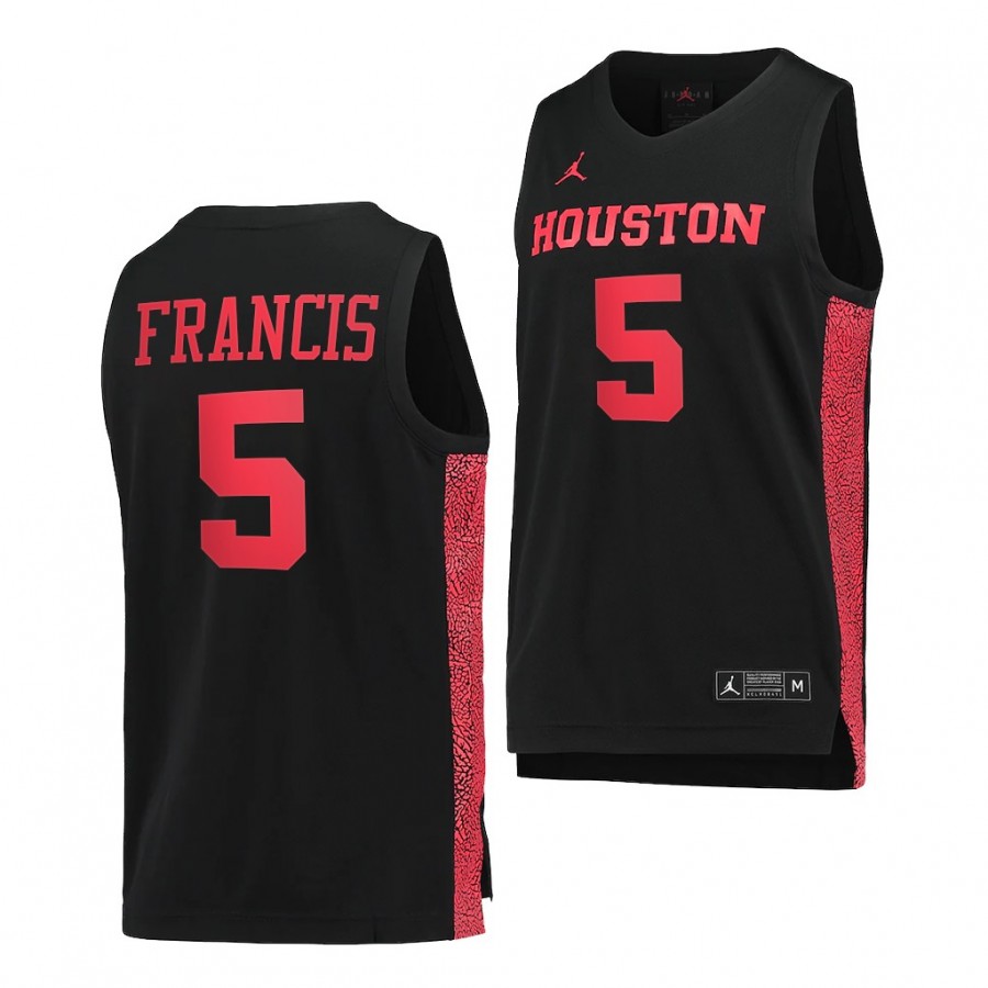 Houston Cougars Ja'Vier Francis #5 Francis Commemorative Classic Jersey ...
